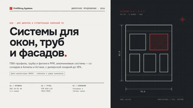Презентация: Стройматериалы ProfiStroy